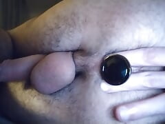 Exploring myself with a butt plug