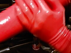 Today is it Red - Red Latex Gloves