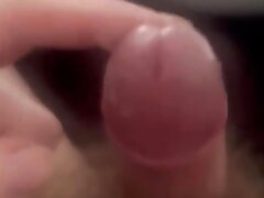Absolutely massive cumshots from playing with frenulum