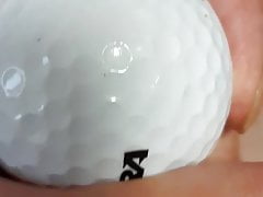 foreskin stretch with golf ball
