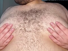 Massaging My Tits + Jerking My Cock
