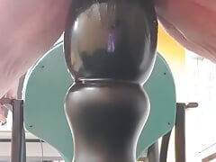 DEEP ANAL with the 92 mm EGG toy with 80 mm stand.  Session 111. 20240329