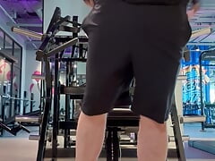 Show chastity while workout in gym