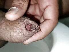 The silver of my penis soaked