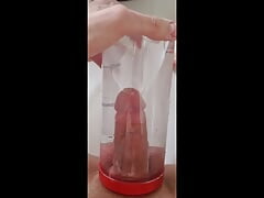 Cum in Cage and Bottle