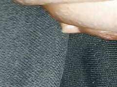 SELF SUCKING MY UNCUT BBC WHILE WORKING