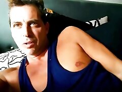 Tricked Hot Dilf Male Celebrity Cory Bernstein to Masturbate - Finger His Big Ass, and Eat His Cum for Me