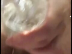 Doll fucked with condom