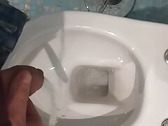 POV Pissing in the Toilet